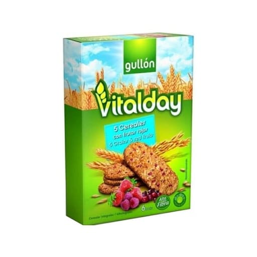 Gullon Vitalday 5 Grains & Red Fruits 240g