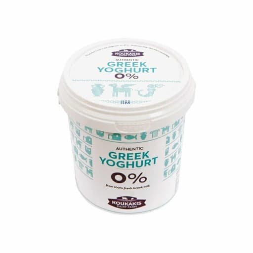 Koukakis Greek Yogurt 0% Fat 350g
