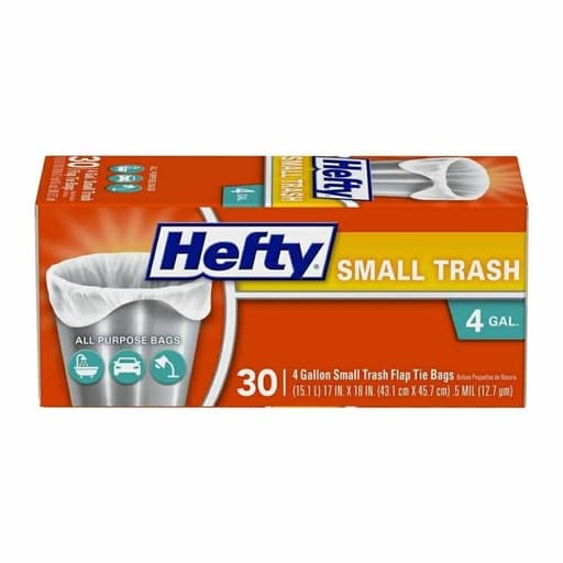 Hefty Small Trash Bags 30 (43X45)