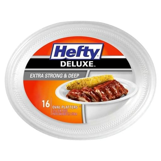 Hefty Deluxe Oval Platters 16