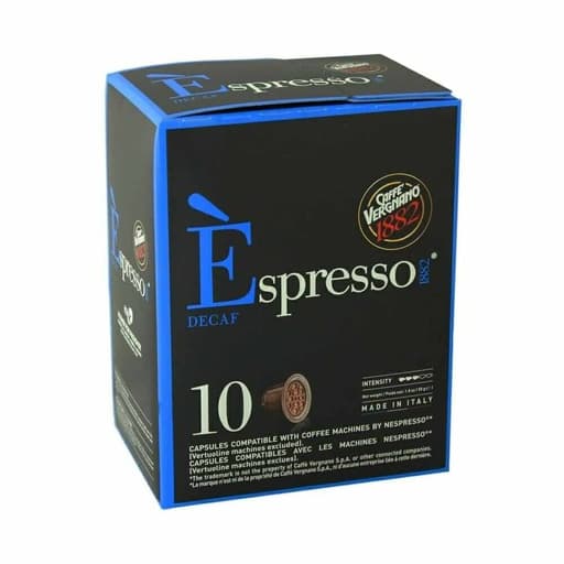 VERGNANO ESPRESSO COFFEE DECAF 10x