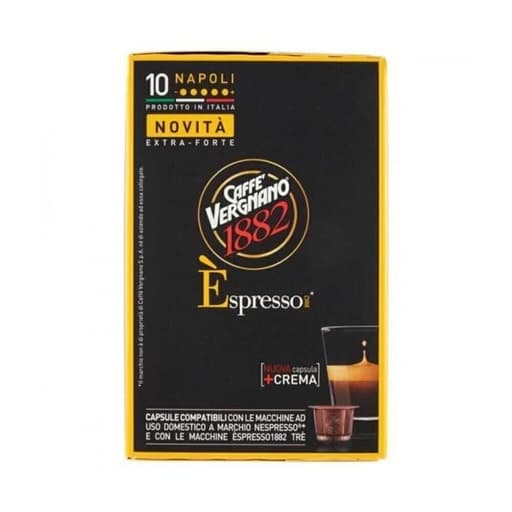 COFFE VERGNANO 1882 NAPOLE NESPRESO X10