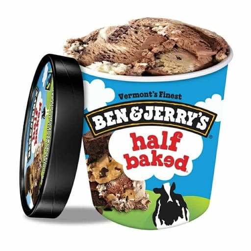 BEN & JERRY’S HALF BAKED 500G