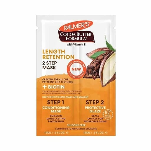 Palmer’s Cocoa Butter & Biotin Length Retention 2 Step Hair Mask 30ml