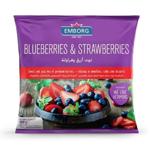Emborg Blueberry& Strawberry 400g