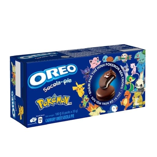 Oreo Sosola-Pie Chocolate Pokemon 180g