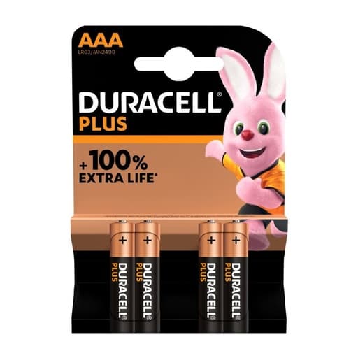 Duracell Simply AAA Batteries X4