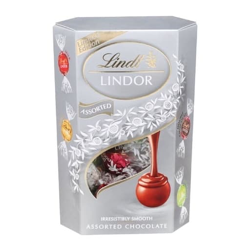 Lindt Lindor Silver Assorted Chocolate Truffles 200g