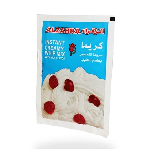 Alzahra Instant Creamy Whip Mix With Milk Flavor 60g