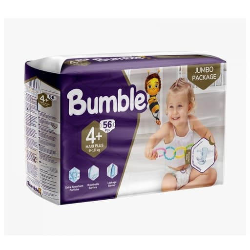 Bumble Diapers #4+ x56