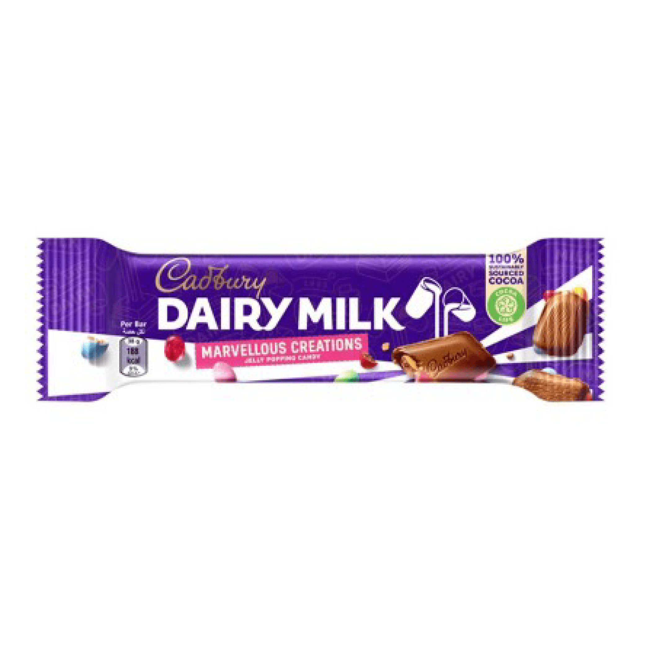 קדבורי Dairy Milk Marvellous Creations with ריבה popping 30 g