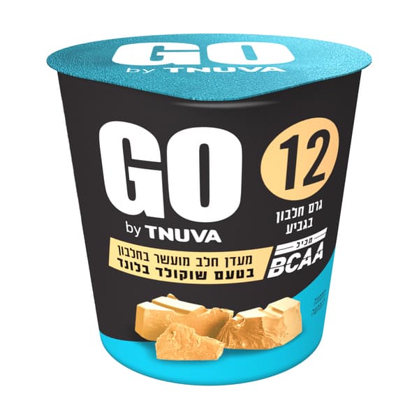 Go Ma'dan protein enriched milk delicacy with blond chocolate flavor 2% 120 g
