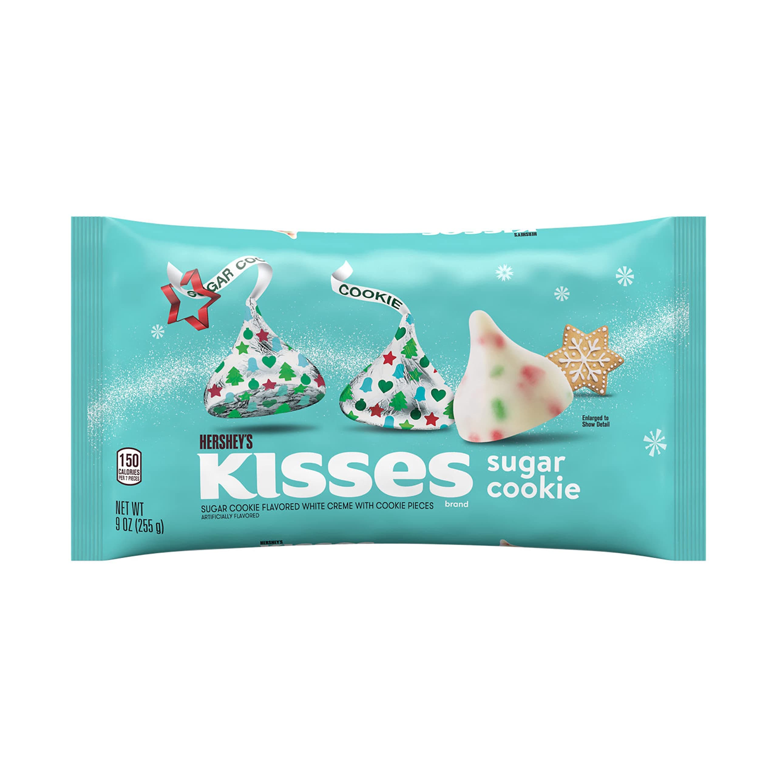 Hershey's Kisses Sugar Cookie White Creme Chocolate Candy 255 g