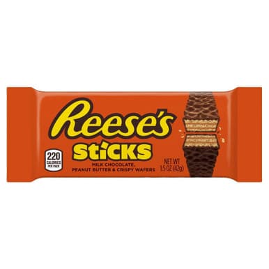 ريسيز STICKS شوكولاتة WITH فول سوداني