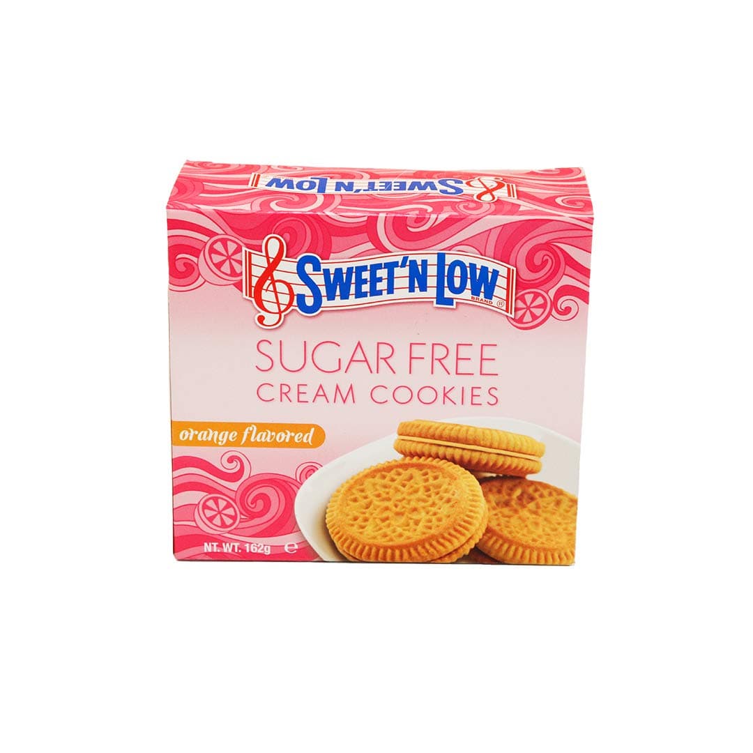 SWEET 'N LOW Sugar Free Cream Cookies with Sweeteners Orange Flavored 162 g
