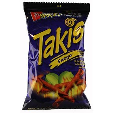TAKIS HOT CHILI PEPPER 56 G