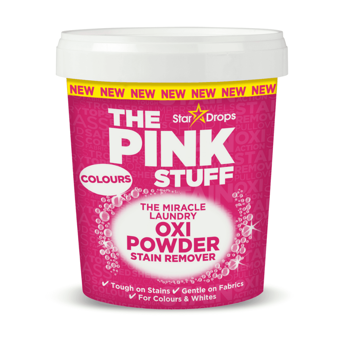 The Pink Stuff The Miracle Laundry Oxi Powder Stain Remover Colours 1 kg