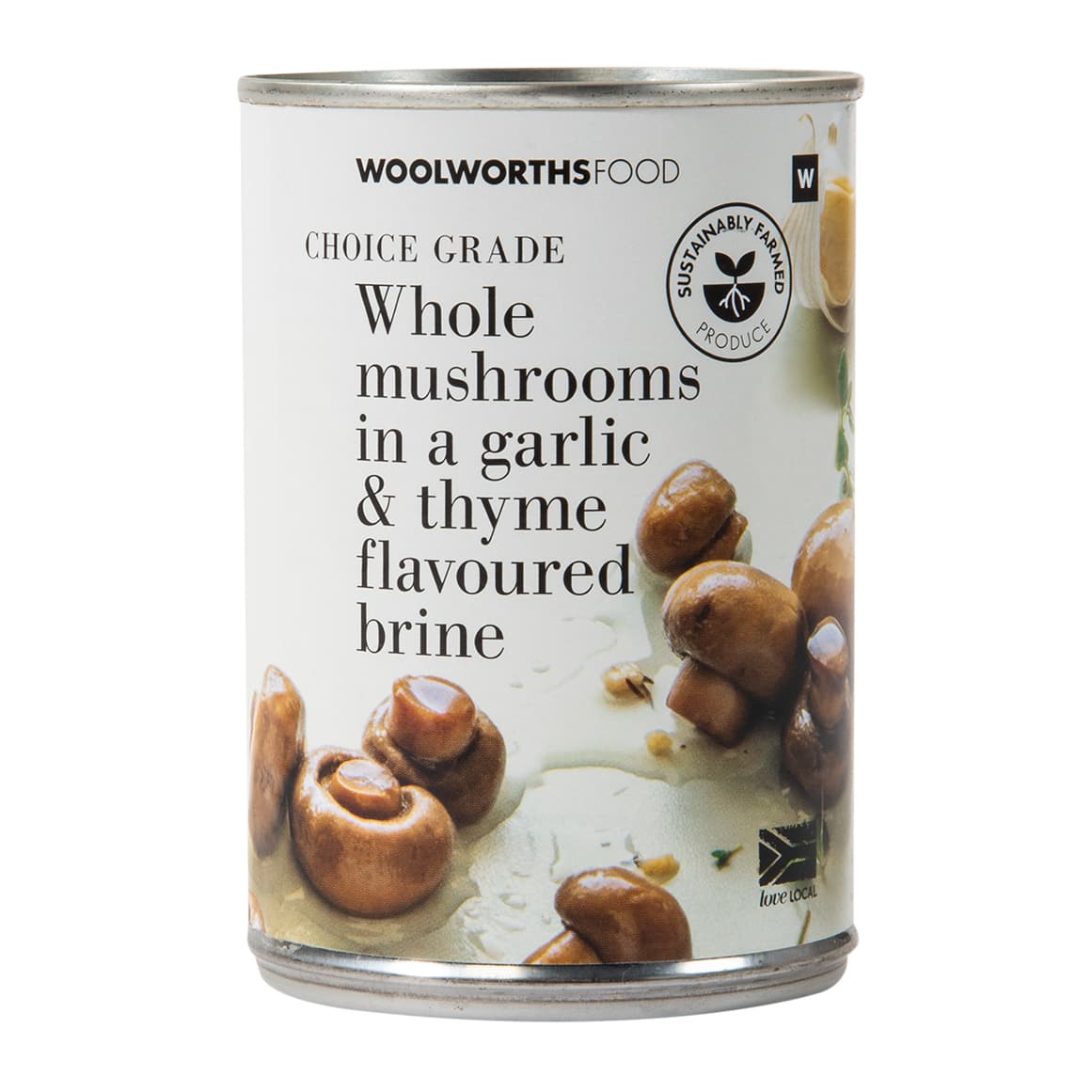 Whole Mushrooms In Salt With Garlic 530 g